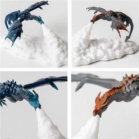 Fire Dragon Lamp Light, 3D Printed Night Light LED Moon Light Gift - Picture 4 of 7